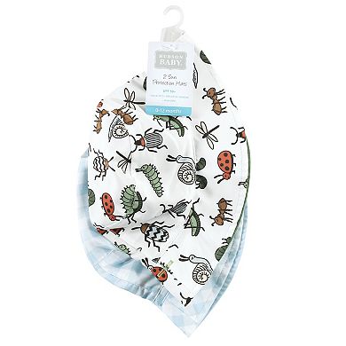 Hudson Baby Infant Boy Sun Protection Hat, Critters Plaid