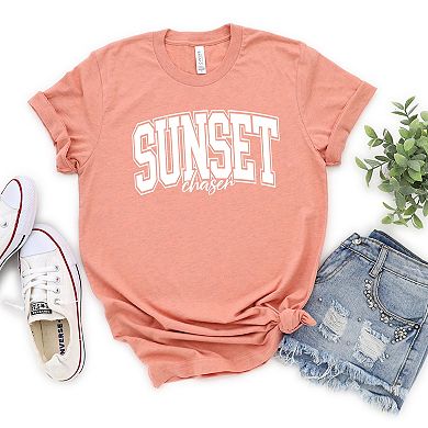 Simply Sage Market Varsity Sunset Chaser Short Sleeve Tee