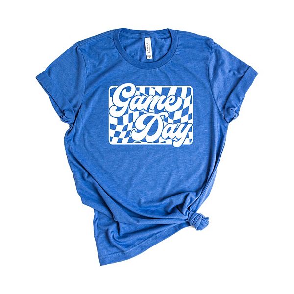 GAME DAY Round Neck Short Sleeve T-Shirt