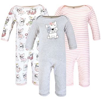 Hudson Baby Infant Girl Cotton Coveralls, Girl Whimsical Dog, 12-18 Months
