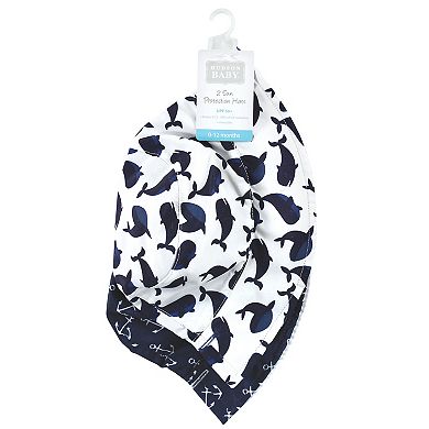 Hudson Baby Infant Boy Sun Protection Hat, Whale Anchor