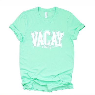 Simply Sage Market Varsity Vacay Vibes Short Sleeve Tee