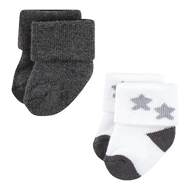 Hudson Baby Unisex Baby Cotton Rich Newborn and Terry Socks, Sheep