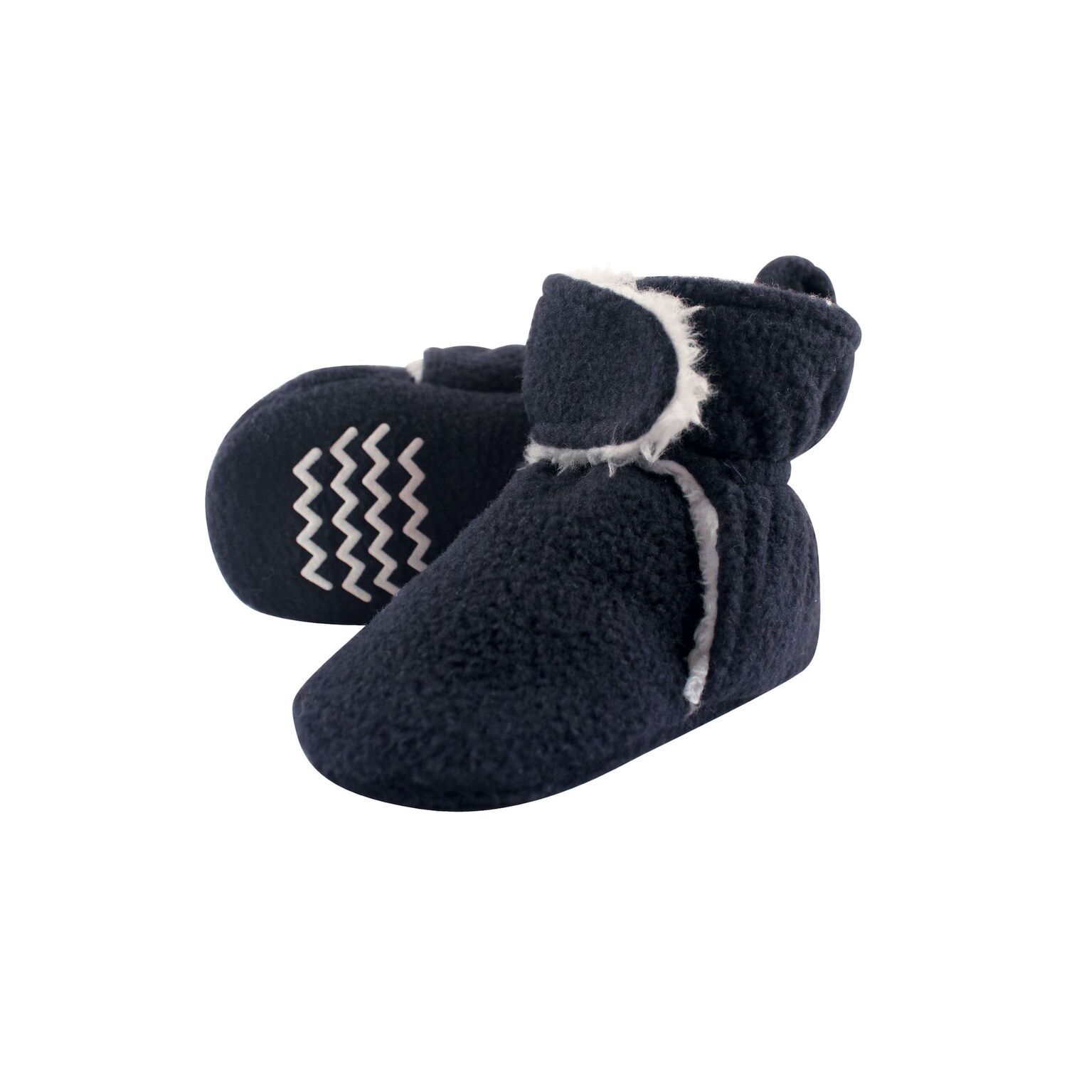 Hudson Baby Infant Boy Trapper Hat, Mitten And Bootie Set Navy 6 12 Months