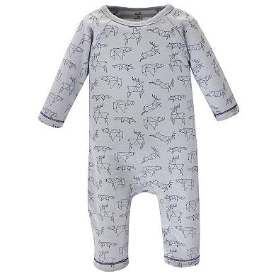 Touched by Nature Baby Boy Organic Cotton Coveralls 3pk, Constellation