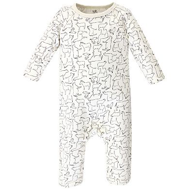 Touched by Nature Baby Organic Cotton Coveralls 3pk, Farm Friends