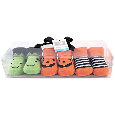 Infant Boy Socks Boxed Giftset, Pumpkin Monster, One Size