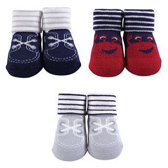 Infant Boy Socks Boxed Giftset, Crab, One Size