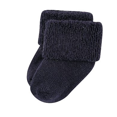 Luvable Friends Baby Boy Newborn and Baby Terry Socks, Athletic