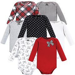 Hudson Baby Infant Girl Cotton Long-sleeve Bodysuits, Hello Fall