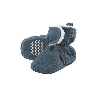 Hudson Baby Infant Boy Trapper Hat, Mitten and Bootie Set, Coronet Blue, 18-24 Months