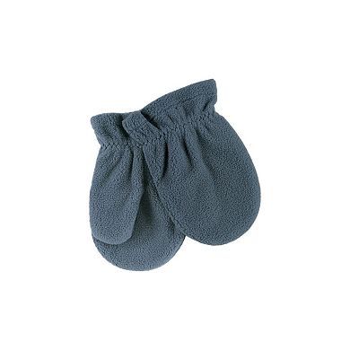 Hudson Baby Infant Boy Trapper Hat, Mitten and Bootie Set, Coronet Blue, 18-24 Months