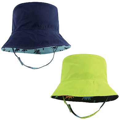 Hudson Baby Infant Boy Sun Protection Hat, Dinosaur Palm Tree