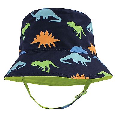 Hudson Baby Infant Boy Sun Protection Hat, Dinosaur Palm Tree