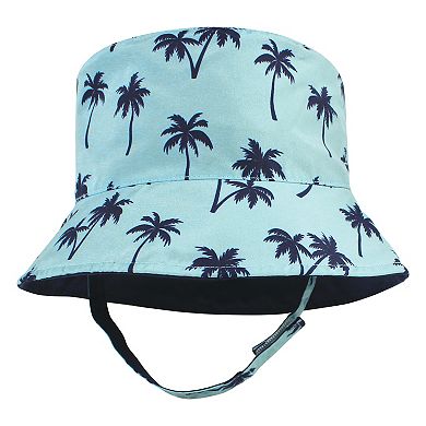 Hudson Baby Infant Boy Sun Protection Hat, Dinosaur Palm Tree