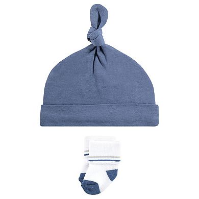 Infant Boy Cap and Socks Set, Whale, 0-9 Months