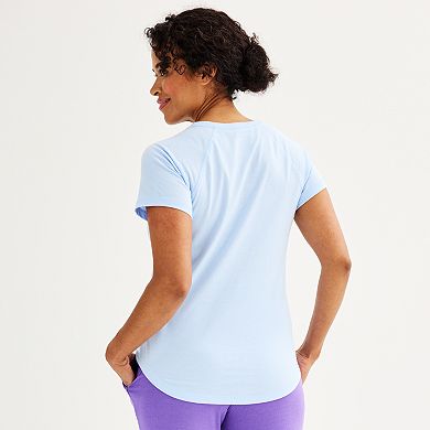 Petite Tek Gear Core Raglan Tee