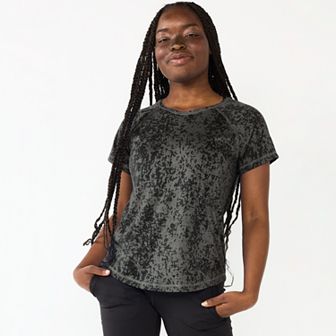 Petite Tek Gear® Essential Core Raglan Tee