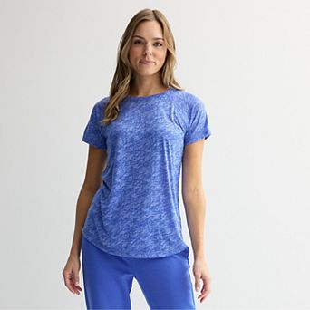 Petite Tek Gear® Essential Core Raglan Tee