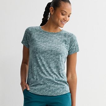 Petite Tek Gear® Essential Core Raglan Tee