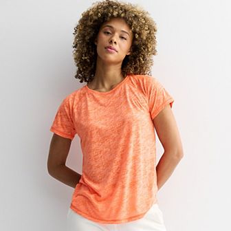 Petite Tek Gear® Essential Core Raglan Tee