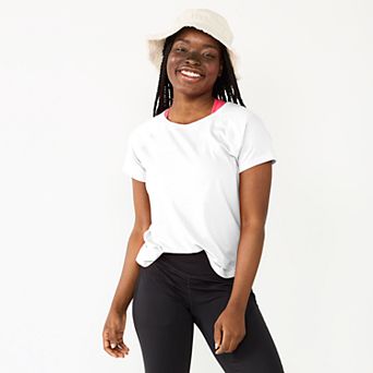 Petite Tek Gear® Essential Core Raglan Tee