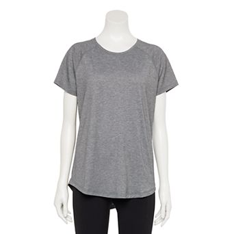 Petite Tek Gear® Essential Core Raglan Tee