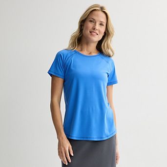 Petite Tek Gear® Essential Core Raglan Tee
