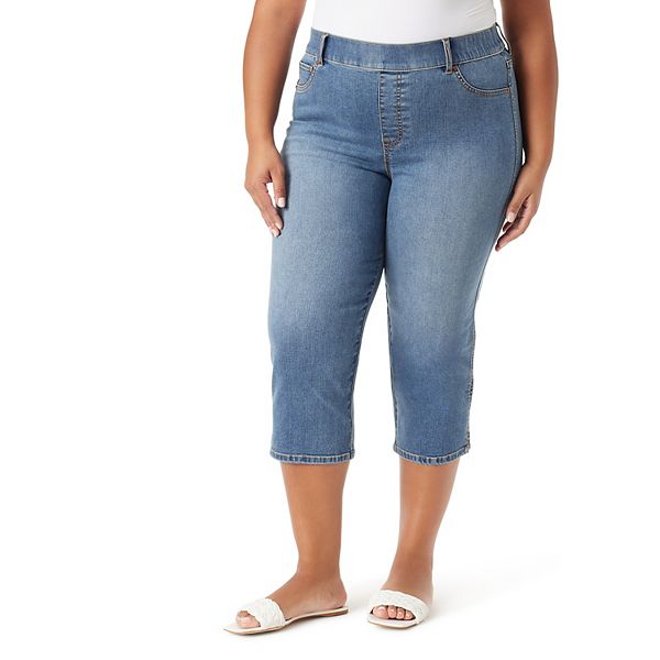 Plus Size Gloria Vanderbilt Shape Effect Capri Pants