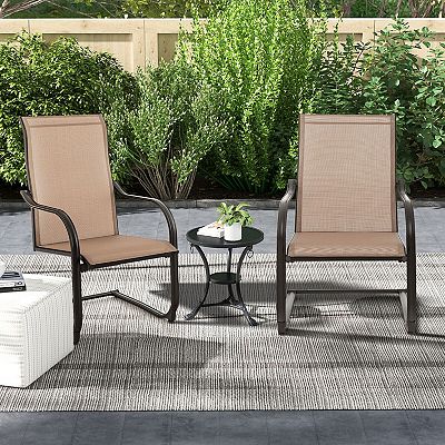 Outdoor Table And Chairs For 4 People, Wooden Patio Table And Dining Bench Set 3 Piece All Weather Furniture Set With Wagon Wheel Design For Backyard Garden Deck Carbonized G 601099576757378