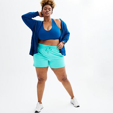 Plus Size Tek Gear® Ultrastretch Medium Support V-Neck Sports Bra