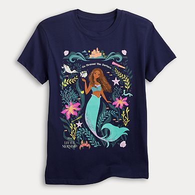 Juniors' Little Mermaid Graphic Tee