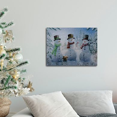LumaBase Holiday Gathering Lighted Wall Art