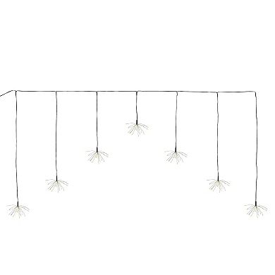 LumaBase Electric Starburst LED Curtain String Lights