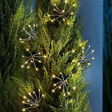LumaBase Electric Starburst LED Curtain String Lights