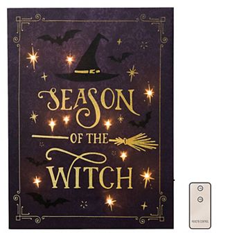 LumaBase Season of the Witch Lighted Wall Art