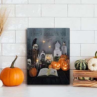 LumaBase Halloween Spell Lighted Wall Art