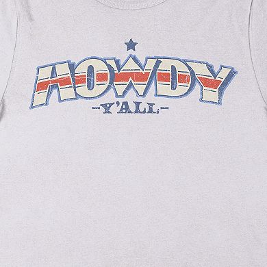 Juniors' Western Howdy Graphic Tee