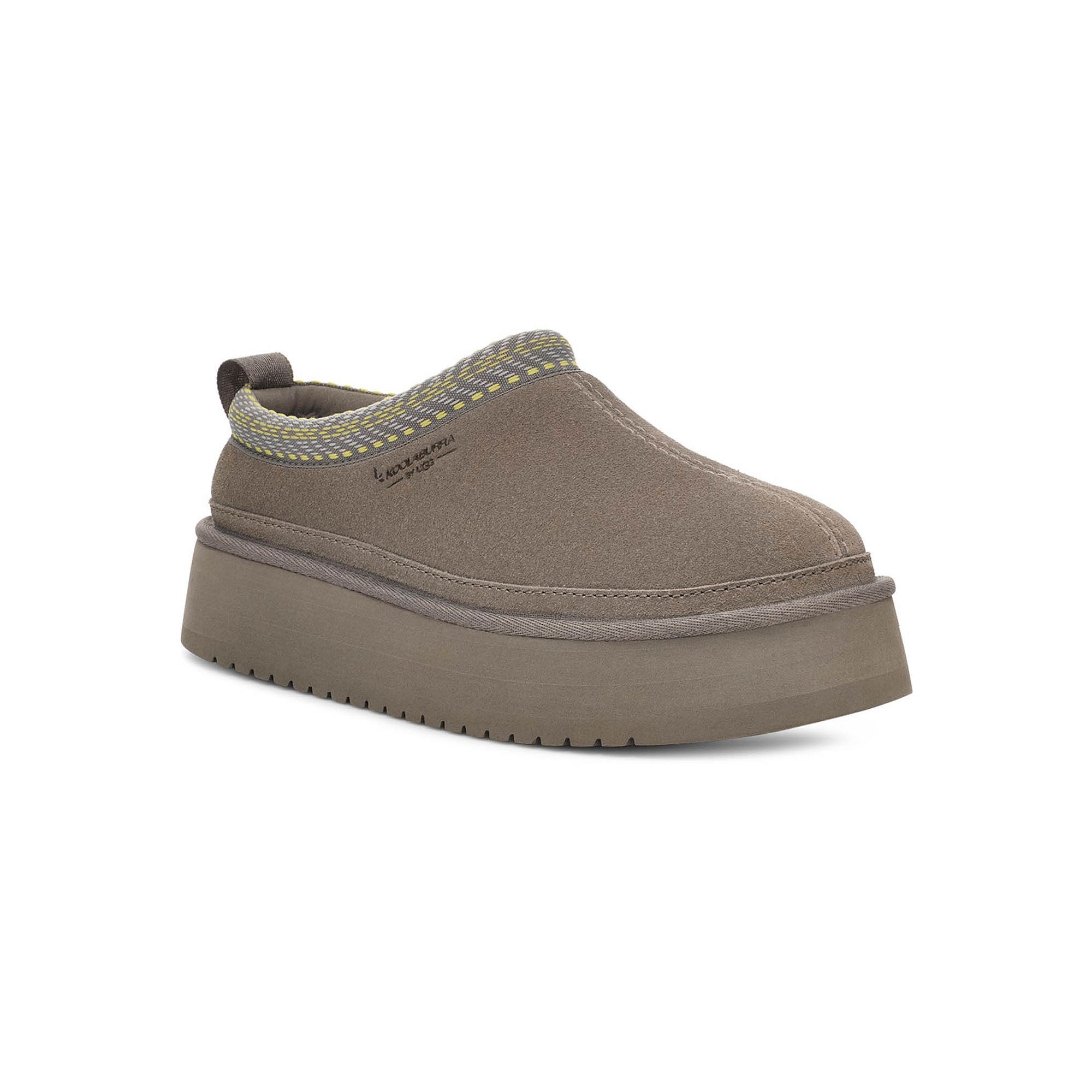 Koolaburra by UGG Womens Burree Platform Slippers, Size: 5, Gray