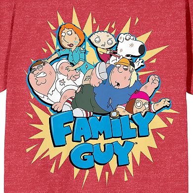 Juniors' Family Guy Character Art Graphic Tee