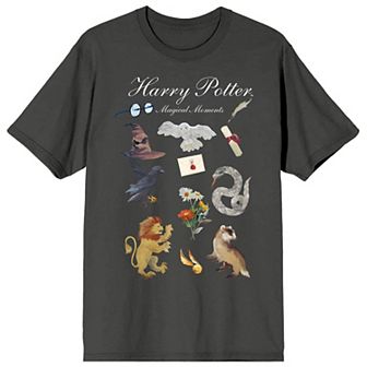 Juniors' Harry Potter Stacked Icon Graphic Tee