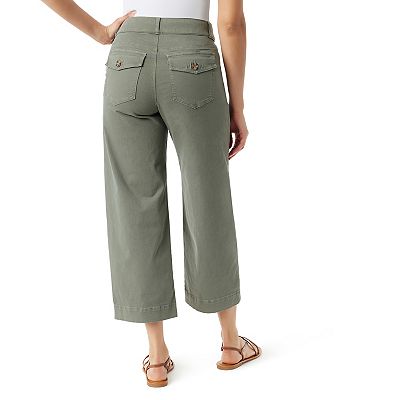 Kohls wide leg capris best sale