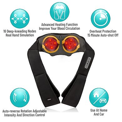 TRAKK Back and Neck Massager With Heat