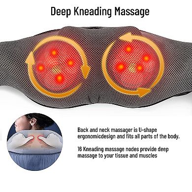 TRAKK Back and Neck Massager With Heat