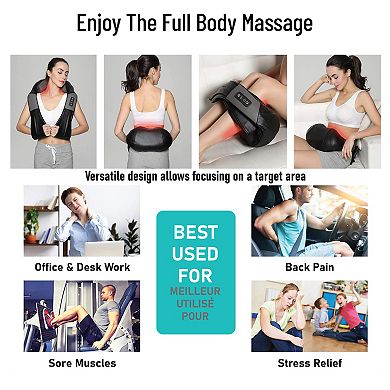 TRAKK Back and Neck Massager With Heat