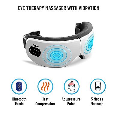 TRAKK Bluetooth Eye Massager with Heat & Vibration