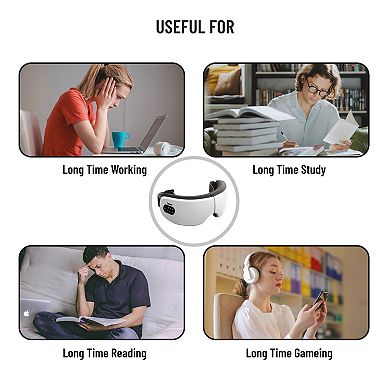 TRAKK Bluetooth Eye Massager with Heat & Vibration