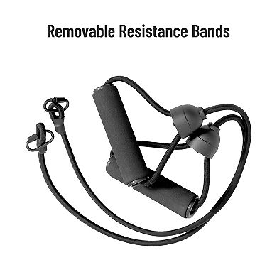 mini stepper with resistance bands walmart