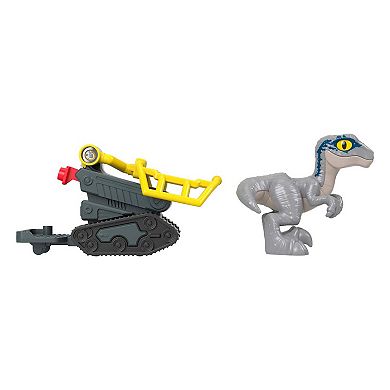 Fisher-Price IMAGINEXT Jurassic World Dominion Baby Beta Dinosaur & Snare Toy