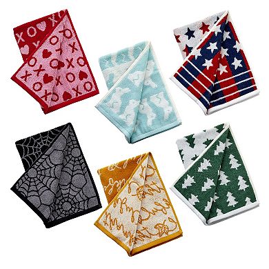 SKL Home Seasonal 6-Piece Hand Towel Set